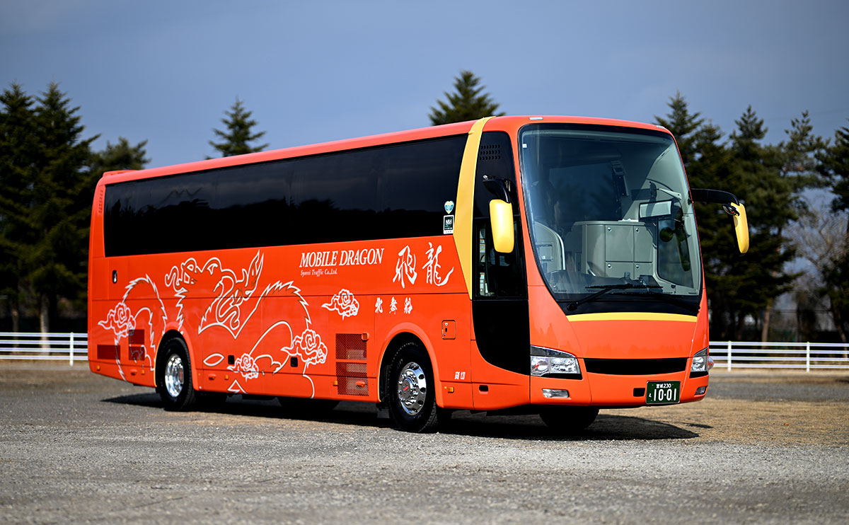 翔礼交通 飛龍 MOBILE-DRAGON #1011 車体右斜側面